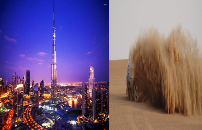 Burj Khalifa + Golden Safari in Dubai