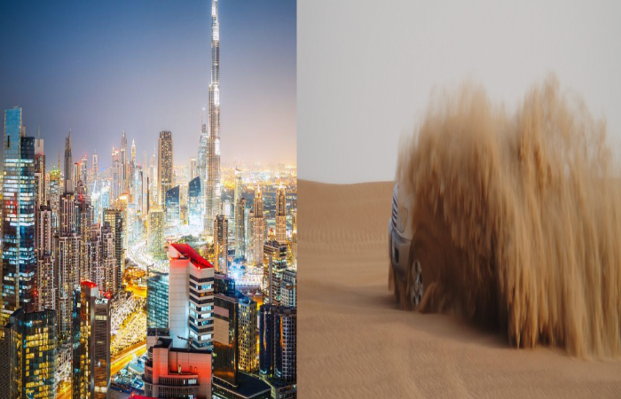 Dubai City Tour + Golden Desert Safari in Dubai
