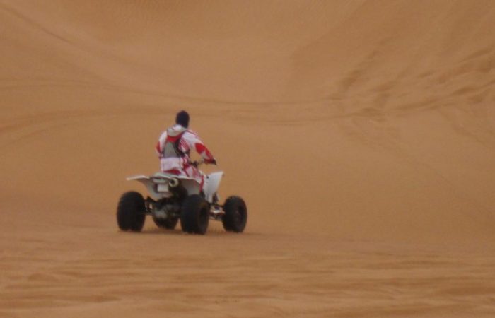 Evening Desert Safari In Golden Sand With QUAD Bike in Dubai