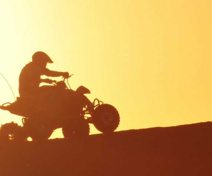 Evening Desert Safari In Red Sand With QUAD Bike